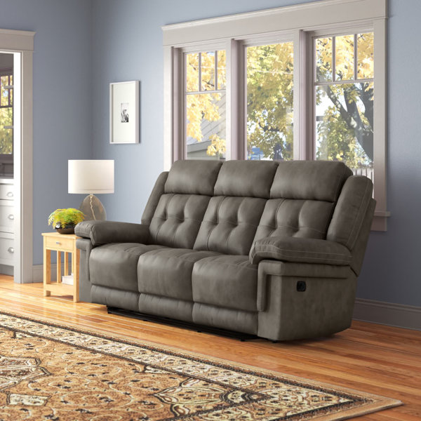 Lark Manor Elida 88'' Pillow Top Arm Reclining Sofa & Reviews Wayfair